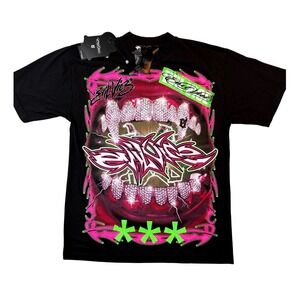 Evil Vice Graphic T Shirt Mens Medium Y2K Streetwear NWT